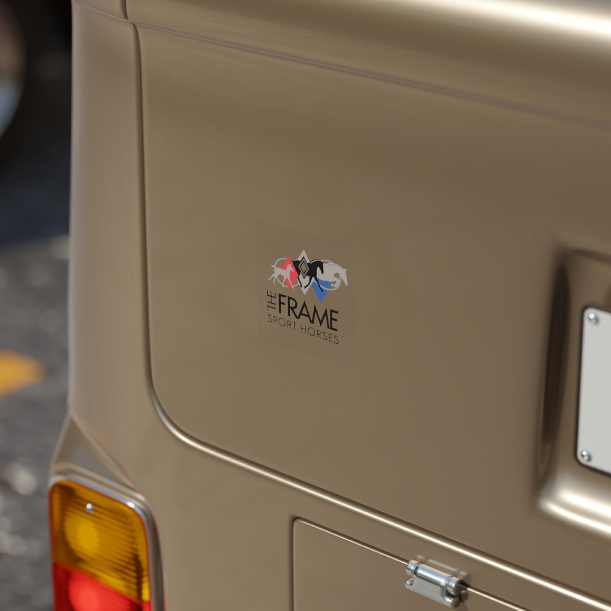 The Frame Transparent Sticker