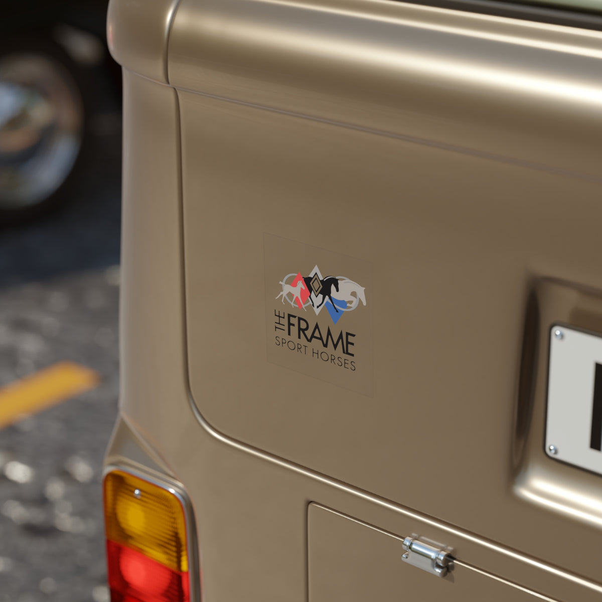 The Frame Transparent Sticker