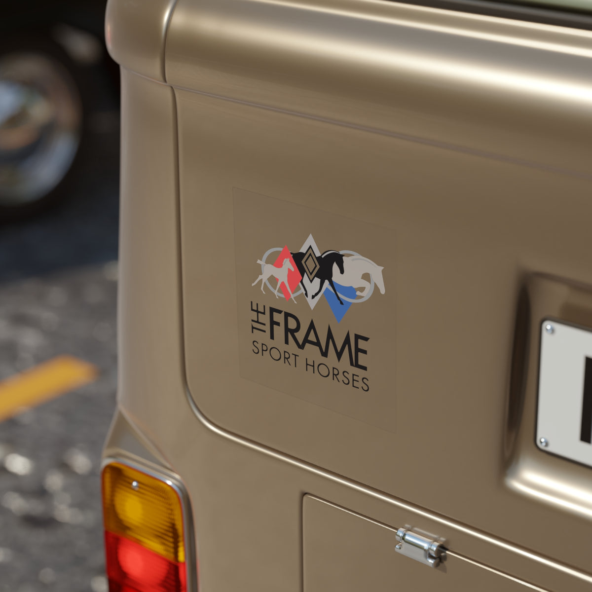 The Frame Transparent Sticker